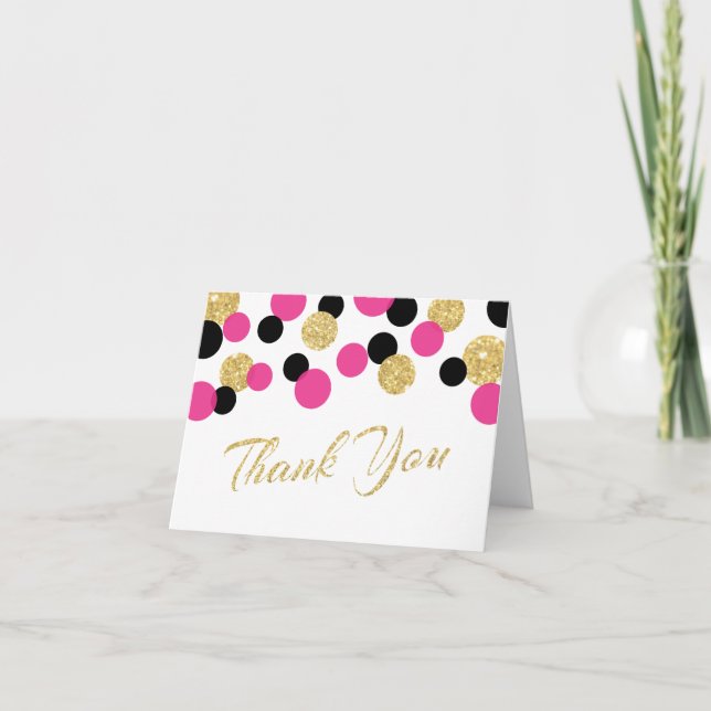Sparkling Glitter Confetti | Thank You (Front)