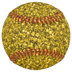Sparkling glitter softball