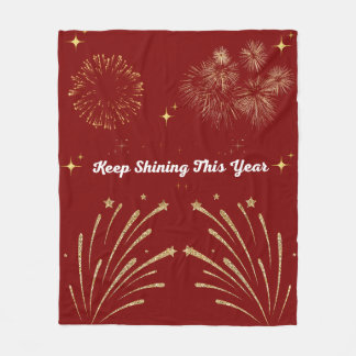 "Sparkling Glitter Style – Shiny & Glamorous Desig Fleece Blanket