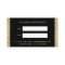 Sparkling Gold Glitter Hair Salon Appointment Card