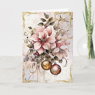 Sparkling Golden Blessings Card