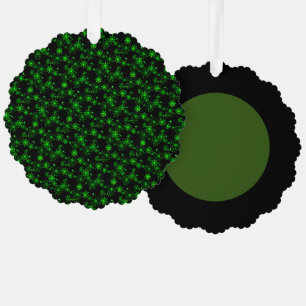 Sparkling Green Ornament Paper