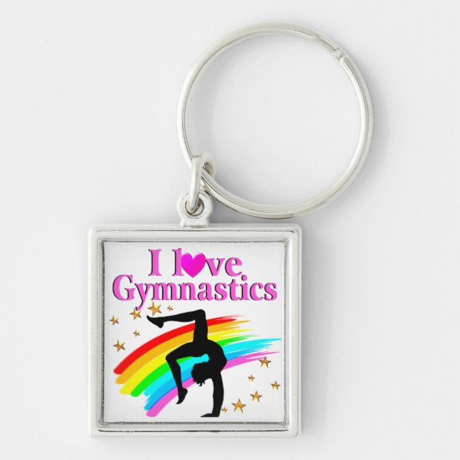 SPARKLING GYMNAST KEY RING (Front)