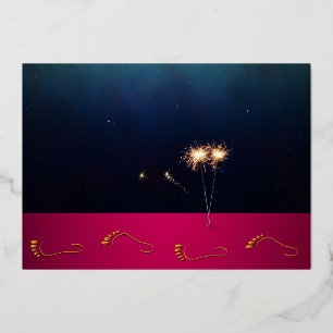 Sparkling Happy Diwali Foil Holiday Card