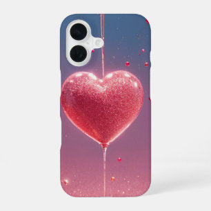 Sparkling Heart & Cherry Romantic Phone Case
