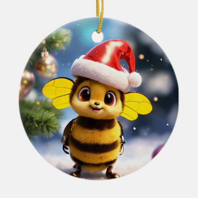 "Sparkling Holiday Ornaments – Shop Now!" (Front)