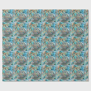 Sparkling Jewel Snail  Wrapping Paper