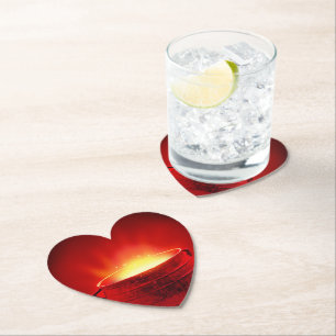 Sparkling Light Paper Coaster