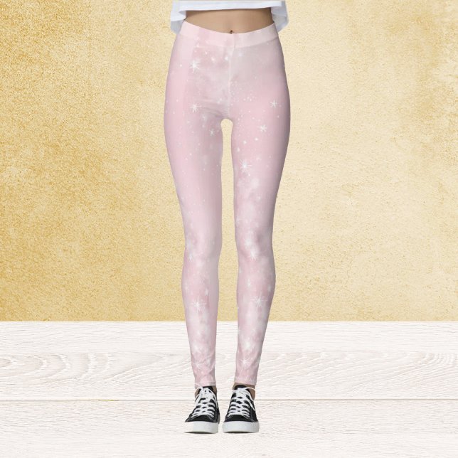 Sparkling Light Pink Leggings (Creator Uploaded)