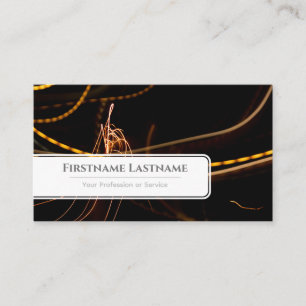 Sparkling lights bokeh professional Event Managers Business Card