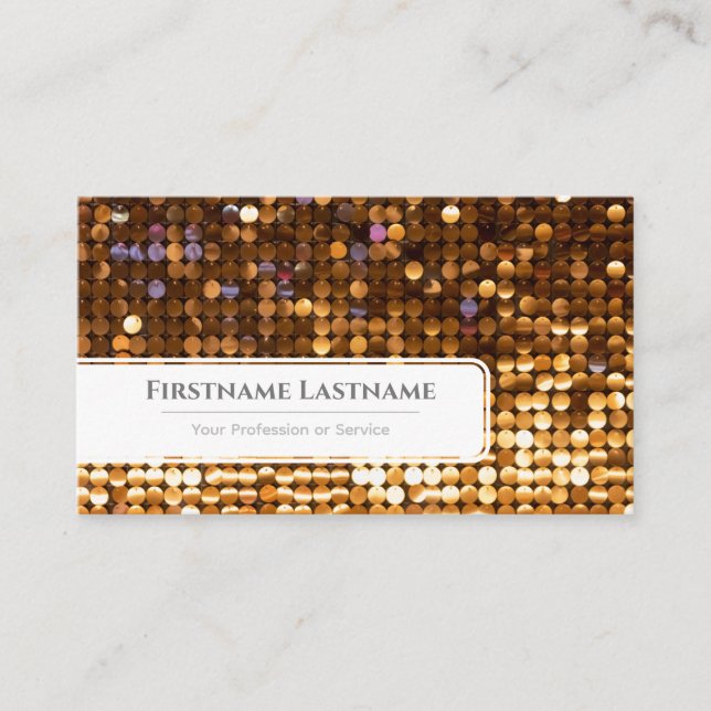 Sparkling lights bokeh professional Event Managers Business Card (Front)