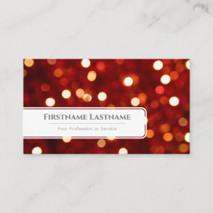 Sparkling lights bokeh professional Event Managers Business Card