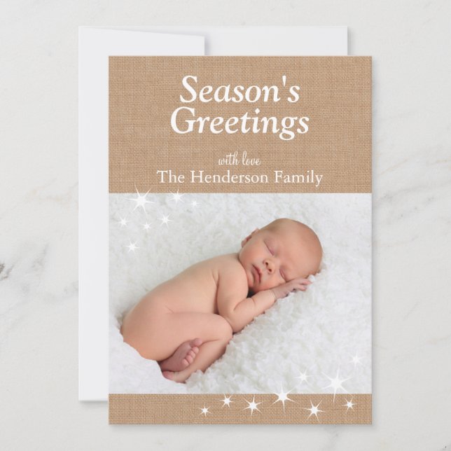 Sparkling Lights Holiday Card (Front)