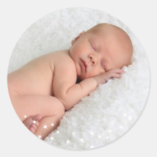 Sparkling Lights Holiday Photo Sticker