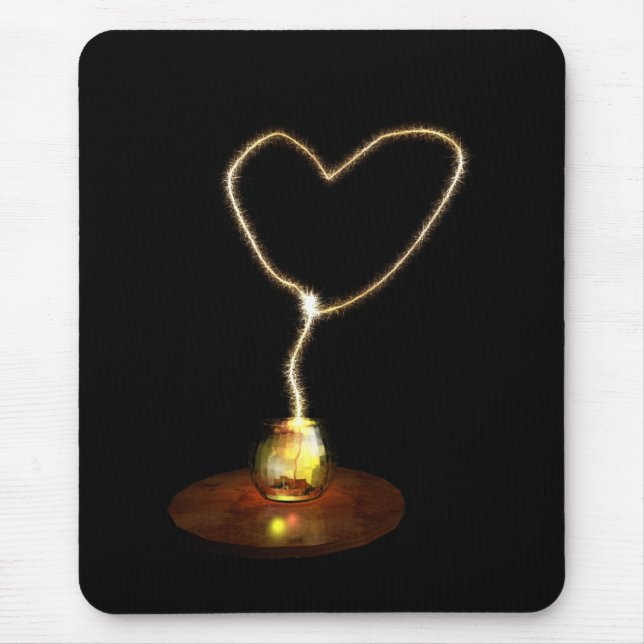 sparkling love mouse mat (Front)