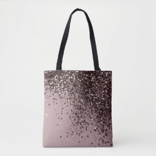 Sparkling Mauve Lady Glitter #4 (Faux Glitter)  Tote Bag