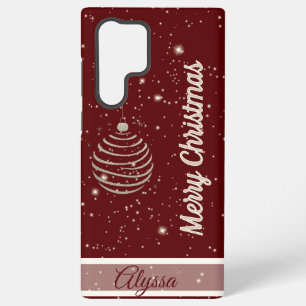 Sparkling Merry Christmas Ornament Samsung Galaxy Case