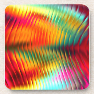 Sparkling Multi Coloured Glass Coaster