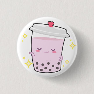 Sparkling Nika Button Pin