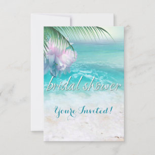 SPARKLING OCEAN WATERS Bridal Shower Invitation