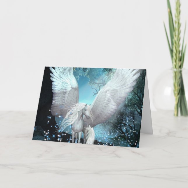 Sparkling Pegasus Card (Front)