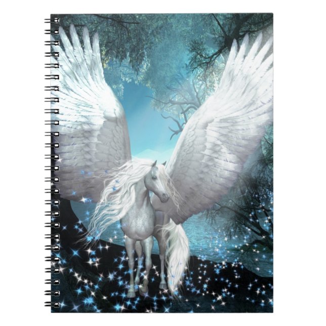 Sparkling Pegasus Notebook (Front)