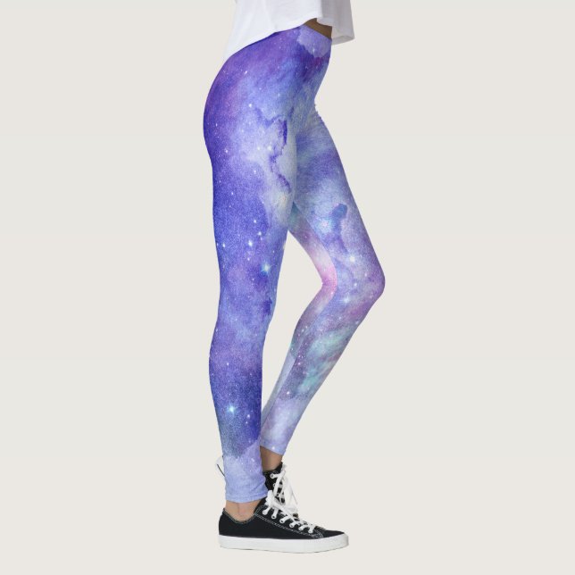 Sparkling Purple And Lavender Leggings (Right)