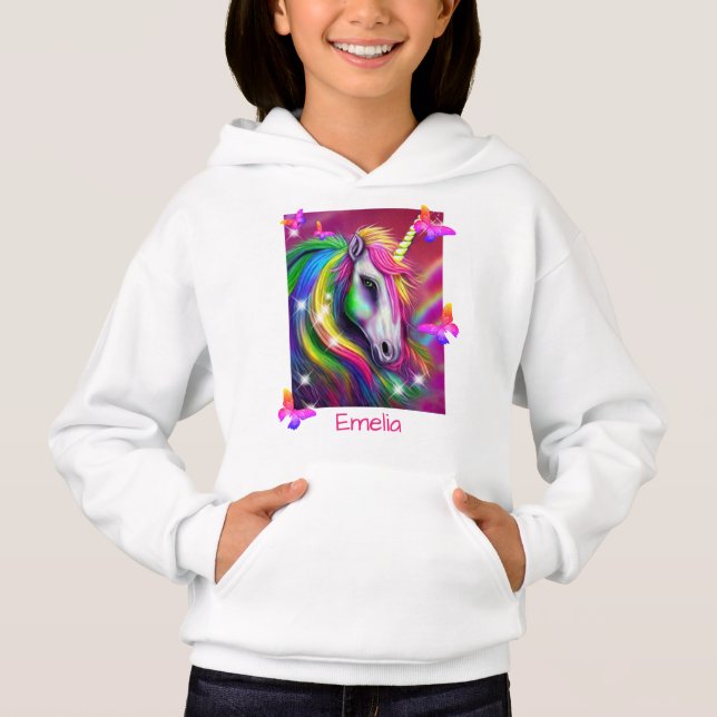Sparkling Rainbow Unicorn Head (Front)
