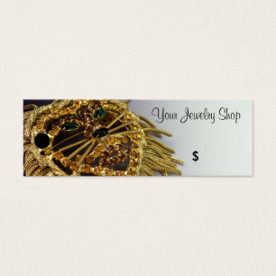 Sparkling Rhinestone Lion Jewellery Price Tags
