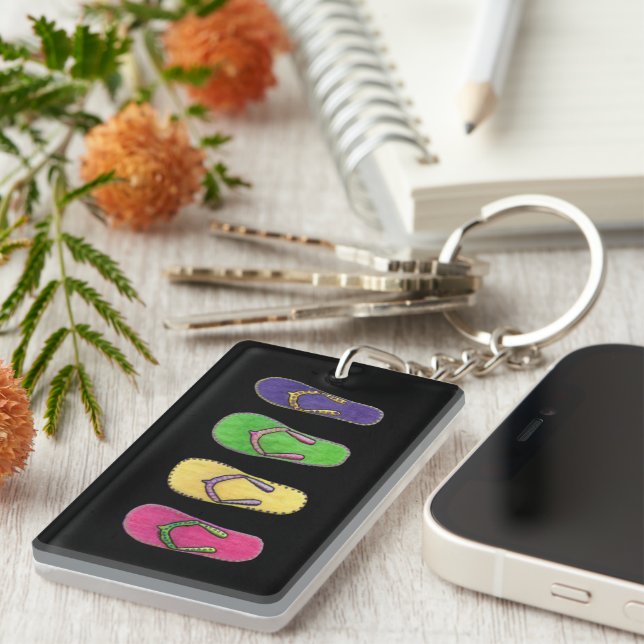 Sparkling Sandals Keychain (Front Right)