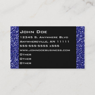 Sparkling Sapphire Business Card