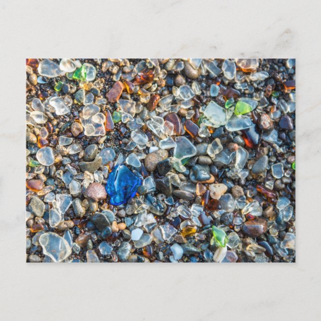 Sparkling Sea Glass Postcard (Front)