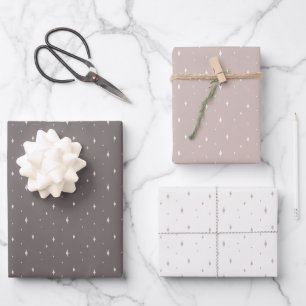 Sparkling Set, Tropical Romance Wedding Wrapping Paper Sheet