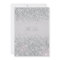 Sparkling Silver Glitter Wedding Invitations