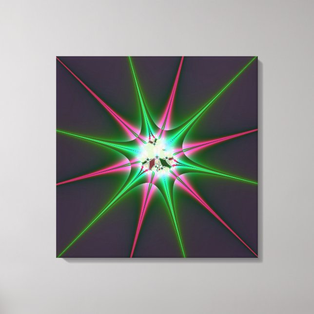 Sparkling Star Canvas Print (Front)