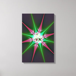 Sparkling Star Canvas Print