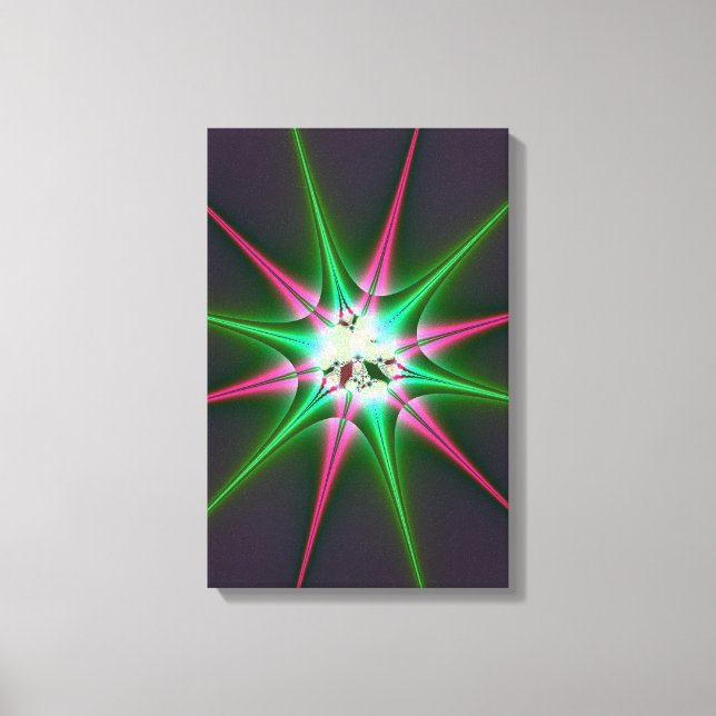 Sparkling Star Canvas Print (Front)