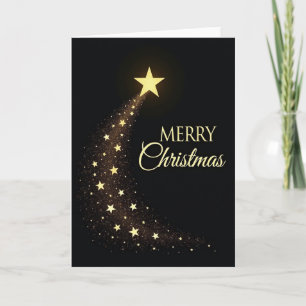 Sparkling Star Christmas Card