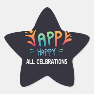 Sparkling  star sticker
