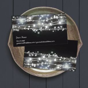 Sparkling Stars Celestial Business Card