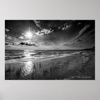 Sparkling Sunrise over Hammond Bay Poster