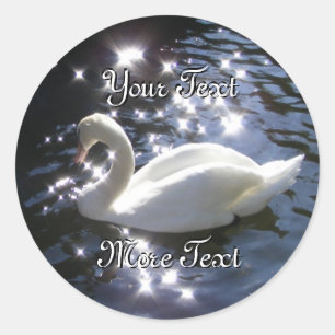 Sparkling Swan Stickers