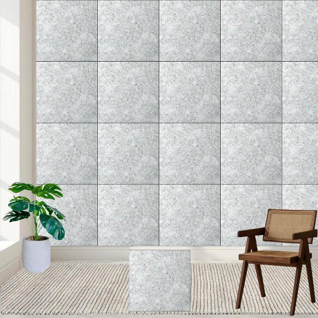 Sparkling White Terrazzo Ceramic Tile (Sparkling White Terrazzo Ceramic Tile)
