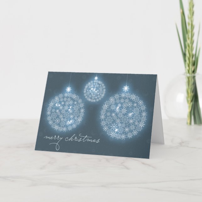 Sparkling Winter Holiday Card (Front)