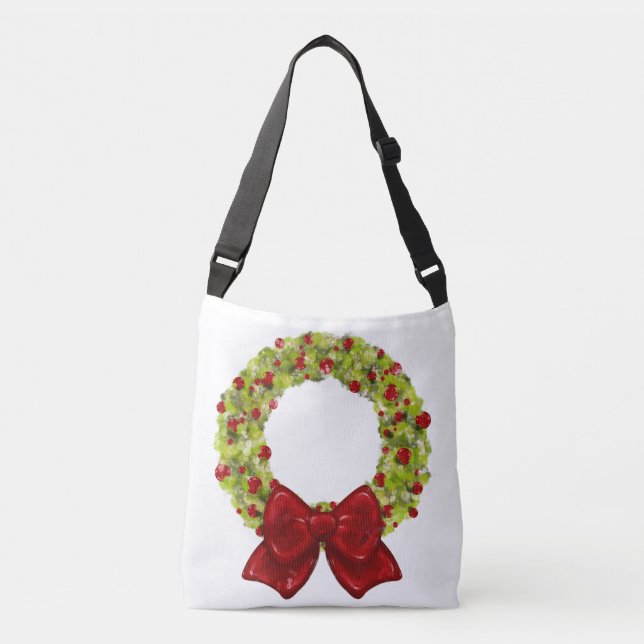 Sparkling Wreath - Multiple Colour Options Crossbody Bag (Front)
