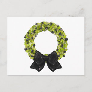 Sparkling Wreath - Multiple Colour Options Postcard