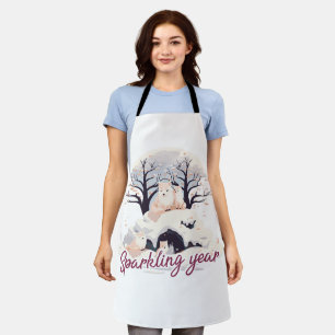 Sparkling year apron