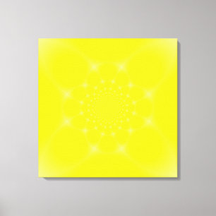 Sparkling Yellow Canvas Print
