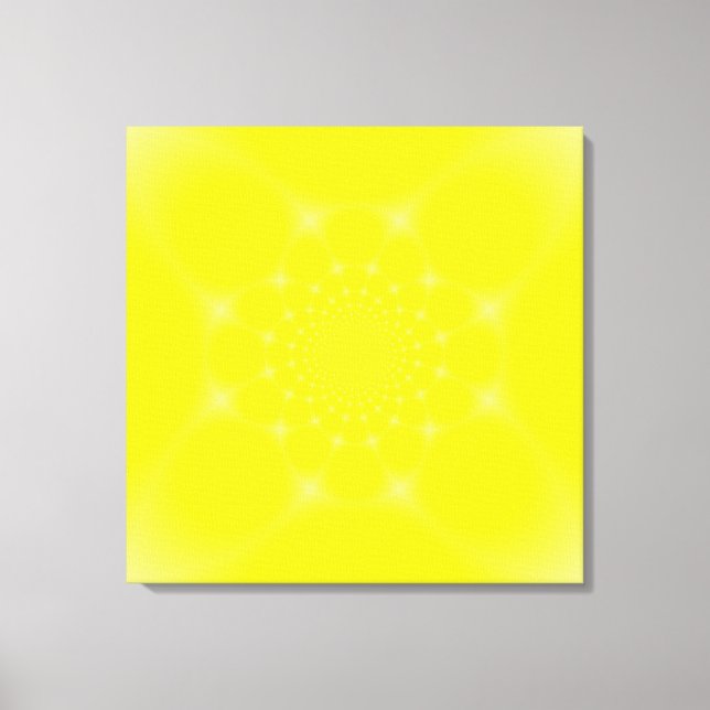 Sparkling Yellow Canvas Print (Front)