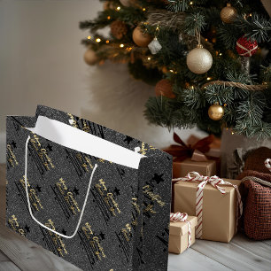Sparkly Black Gift Bag